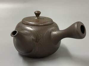 8＃F/5335　常滑焼　名工　沢田昭邨　急須　茶注　 煎茶道具 茶器　横手急須　 茶道具　60サイズ