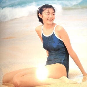 【スク水】派谷恵美　 写真集「VIVID」初版　1999年発売 　p2365