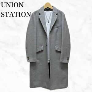 UNION STATION チェスターコート　グレー　アウター　ロングコート