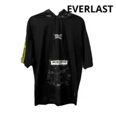 美品 エバーラスト Everlast メッシュ パーカー 半袖 Tシャツ