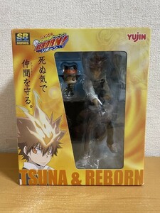 【中古美品】家庭教師ヒットマンreborn!　ツナ＆リボーン　TSUNA & REBORN　YUJIN　フィギュア