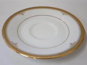 ★☆（鹿児島発送） 【中古/部品扱】 ノリタケ/Noritake バッキンガムゴールド/BUCKINGHAM GOLD ソーサーのみ 単品 ☆★