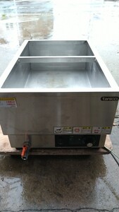 タニコー 湯煎器 N-TCW-5535E-4 中古 2018年製 W550×D350×H290 付属品無し 【KSF286】