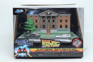 【アウトレット】JADA TOYS ナノシーン バックトゥザフューチャー ヒルバレー コートハウス Jada Nano Scene Back to the Future 34804