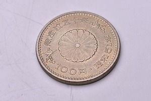 昭和天皇御在位50年記念100円白銅貨 ★ 100円硬貨 ★ 記念硬貨 ★ 昭和51年 ★1