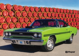 ポスター★1970 Plymouth GTX 440★プリムス GTX★Mopar/モパーマッスル/Dodge/ライムライト/HEMI/ロードランナー