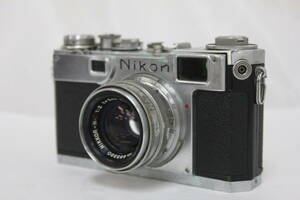 【訳あり品】 ニコン Nikon S2 Nikkor-HC 5cm F2 レンジファインダー カメラ v6405