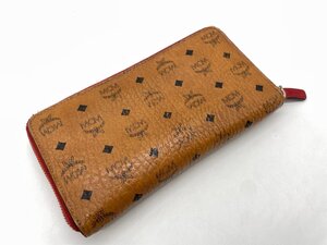 MCM 長財布 ブラウン MYL6AVO80CO001 レザー ウォレット☆良品☆[840-1111-2O7]