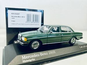 【送料無料】1/43 Minichamps Mercedes Benz メルセデス ベンツ 280E (W123) 1976 Green