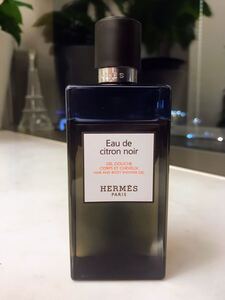 HERMES エルメス Eau de citron noir ヘア＆ボディー シャワージェル 200mL オードゥ シトロン ノワール 洗浄料 レディース メンズ