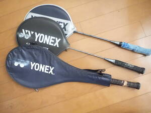 【中古】YONEX ヨネックス バドミントン ラケット carbonex カーボネックス 3本【難あり】