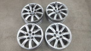 レクサス LS 純正 18x7.5J+32 120-5H 18インチ ホイール 4本 シルバー