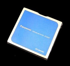 【中古】Panasonic　パナソニック　SJ-MJ57-A ブルー　ポータブルMDプレーヤー　MDLP対応　（MD再生専用機/MDウォークマン）