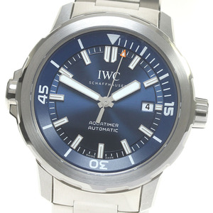 IWC IWC SCHAFFHAUSEN IW328801 アクアタイマー デイト 自動巻き メンズ 美品 箱・保証書付き_846773