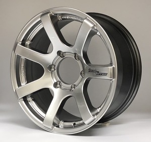 LENSO RT-C 17x8J +20 6H-139.7 ハイパーシルバー 4本セット サーフ プラド FJクルーザー D-MAX タコマ ハイラックス ハイエース