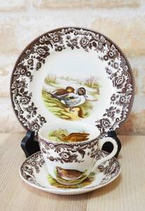 レア美品☆　Spode　ウッドランド　Woodland　トリオ