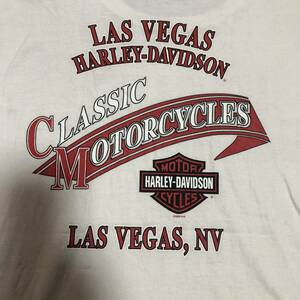 ハーレーダビッドソン　tシャツ　XL　2000s　00s　2000年代　カットオフ　ノースリーブ　TEE　バイク　バイカー　