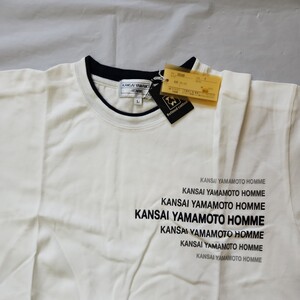 未使用 KANSAI YAMAMOTO HOMME 未使用 ロゴTシャツ