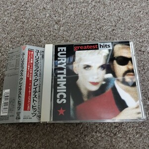 帯付★CD「グレイテスト・ヒッツ」ユーリズミックス★Greatest Hits Eurythmics There Must Be an Angel Sweet Dreams BEST