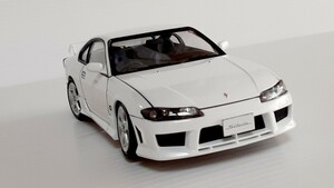 素人作製◎完成品◎S15シルビア◎アオシマ◎1/24◎内装→プリペイントモデル[model cars][関連～EBBROエブロ.OTTO.WIT