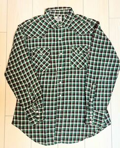 60sラングラー ウエスタンシャツ 中古 サイズ16-34 VINTAGE Wrangler 斜めベル ヴィンテージ