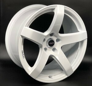 CLEAVE RACING TS54C 18x9.5J +18 5H-114.3 ホワイト 4本セット S13 S14 S15 180SX JZX90 JZX100 JZX110 R34 C35 FD3S ホイール 18インチ