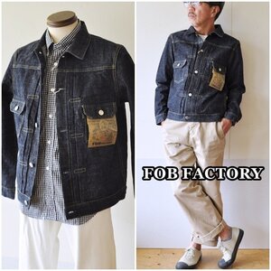 FOBFACTORY FOB エフオービーファクトリー　 F2378 　G3 　セルヴィッチデニム 　2ND ジャケット　Gジャン　サイズM