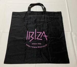 IBIZA イビザ トートバッグ/かばん 黒/濃いパープル系 中古品