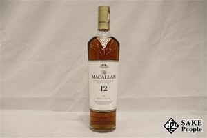 ◇1円～ ザ・マッカラン 12年 シングルモルト シェリーオークカスク 700ml 40％ スコッチ