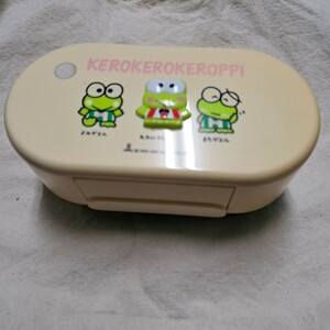 ランチボックス 弁当箱 けろけろけろっぴ サンリオ 平成 90s 未使用 新品 デッドストック キャンプ