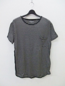 nonnative NN-C2716 ボーダー 半袖Ｔシャツ ブラック ホワイト メンズ ノンネイティブ 2-0502S F86587