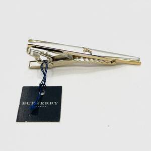 1円～★BURBERRYバーバリー　ネクタイピン　ゴールド　ファッション　メンズ　ロゴ　アクセサリー　Y501-42