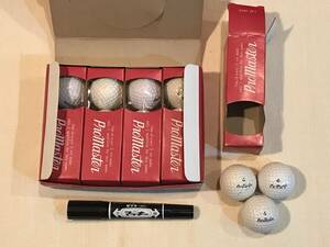 Ａ8204●ゴルフボール 15個セット ProMaster FAR EAST GOLF BALLS 未使用品ですが長期保管に伴う小キズ小汚れキバミなどあり