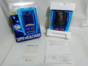 当時物+現状品+廃盤品　BANDAI　LSI Portable Game　SUPER MISSILEVADER　16146　バンダイ　スーパーミサイルベーダー