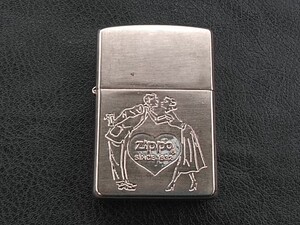 ZIPPO 2001年 カップル 恋人 キス kiss ハート アベック 結婚 恋愛 婚約者 フィアンセ 告白 男女 夫婦 BOY GIRL SINCE 1932 　 