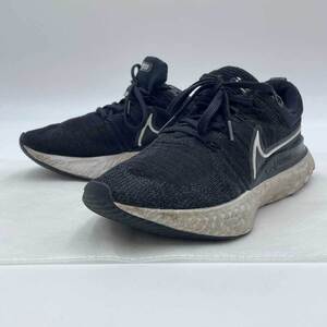 【中古】ナイキ React INFINITY RUN FK リアクト インフィニティ ラン フライニット 2 24.5cm CT2423-002 NIKE ランニングシューズ