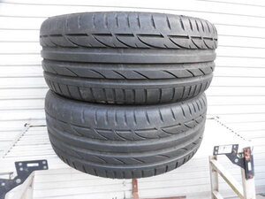 (170-O1) 中古ブリヂストンタイヤPOTENZA S001 225/45R17 94Y 2本セット