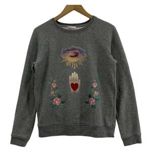 RED VALENTINO レッドヴァレンティノ プリント スウェット sizeS/グレー