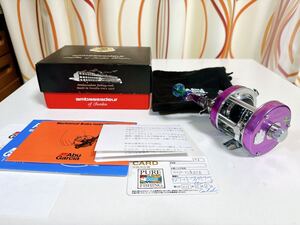 美品 アブ アンバサダー 5500CS ROCKET ファクトリーチューン パープル ABU ambassadeur