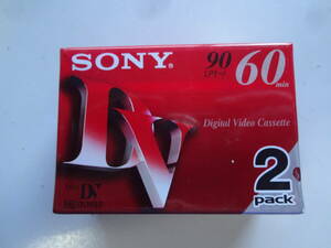 SONY miniDV 60分(LPモード90分) ME DVM60 2巻パック 