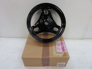 ●未使用 SUZUKI スズキ レッツ2 レッツ4 フロントホイール ブラック 54140-39C12-019