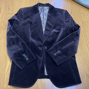 used DAKS ダックス　ジャケット　サイズ42 ブラウン×パープル系　剥がれあり