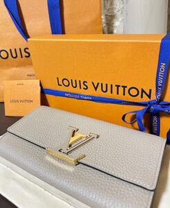 新品未使用　 ルイヴィトン 長財布 LOUIS VUITTON ポルトフォイユ　カプシーヌ　ガレ　箱付き