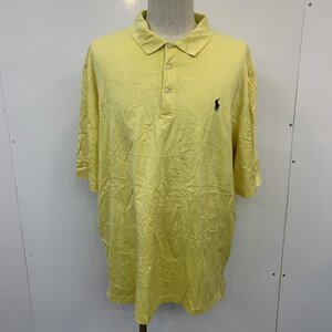 Polo by RALPH LAUREN XL ポロバイラルフローレン ポロシャツ 半袖 無地 ワンポイント Polo Shirt 黄 / イエロー / 10025651