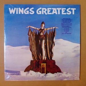 PAUL McCARTNEY「WINGS GREATEST」米ORIG [初回SOO規格CAPITOL ポスター付] ステッカー有シュリンク美品