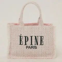 ÉPINE エピヌ トートバッグ book tote bag ピンク 2024