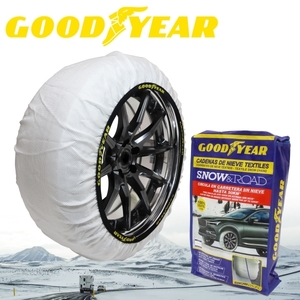 チェーン規制対応 GOODYEAR スノーソックス スーパータイプ XXL 2枚入 16インチ 235/85R16 グッドイヤー タイヤチェーン スノーチェーン