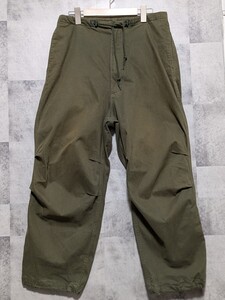 BEAMS　ビームス　カーゴパンツ　S オリーブ　US ARMYスノーカモオーバーパンツ ミリタリー ワイド パンツ　OSAGARI M-65 M-51