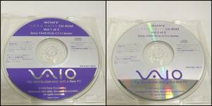 [G0682]SONY VAIO PCG-C1VJ リカバリーディスク 2枚セット　/システム/リカバリ/CD-ROM/