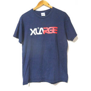 【送料無料】エクストララージTシャツ/紺色　Mサイズ　X-LARGE　